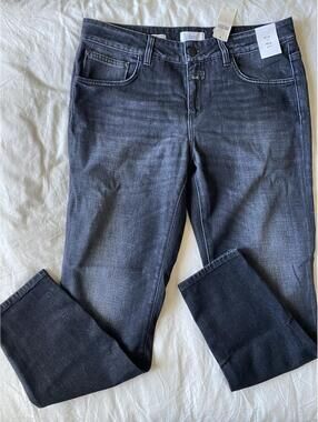 anthropologie womens closed baker skinny carbon jeans Made In Italy size 31 $260